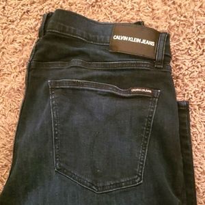 Calvin Klein men's jeans 38x30 dark wash